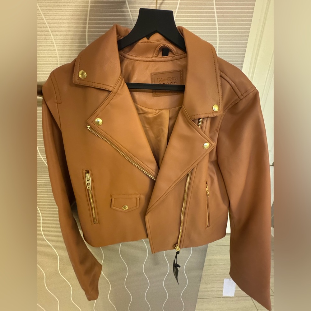 Blanknyc Faux Leather Moto Jaxket